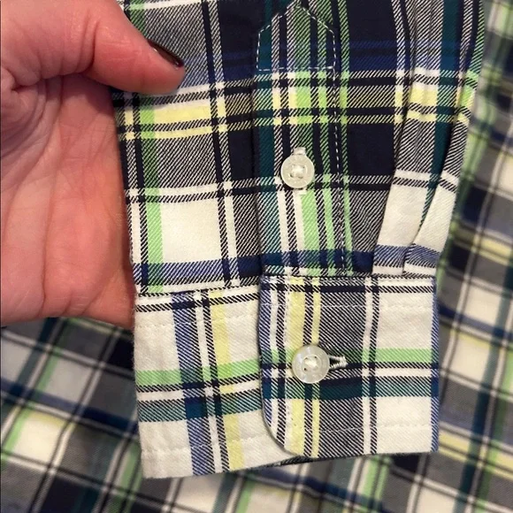 NWT Janie & Jack Plaid Flannel Shirt, 8 - Picture 3 of 8